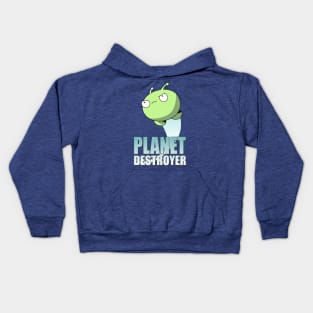 PLANET DESTROYER Kids Hoodie